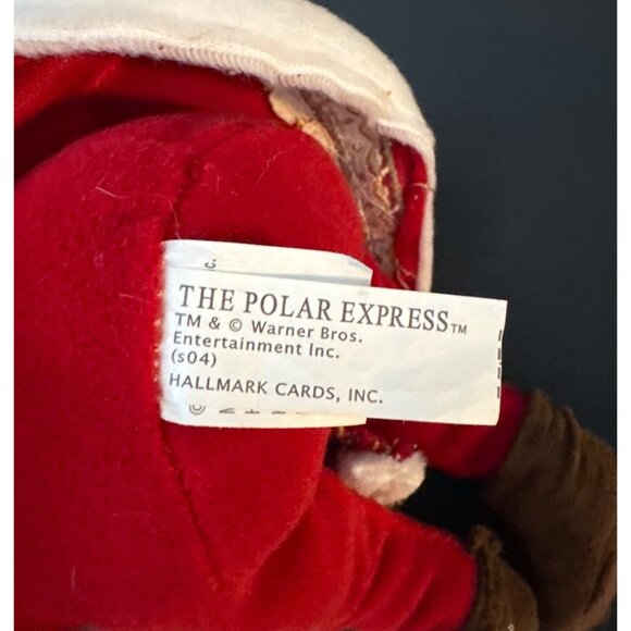 Hallmark Polar Express 10" Santa w/Bell Christmas Plush Stuffed - Picture 4 of 5